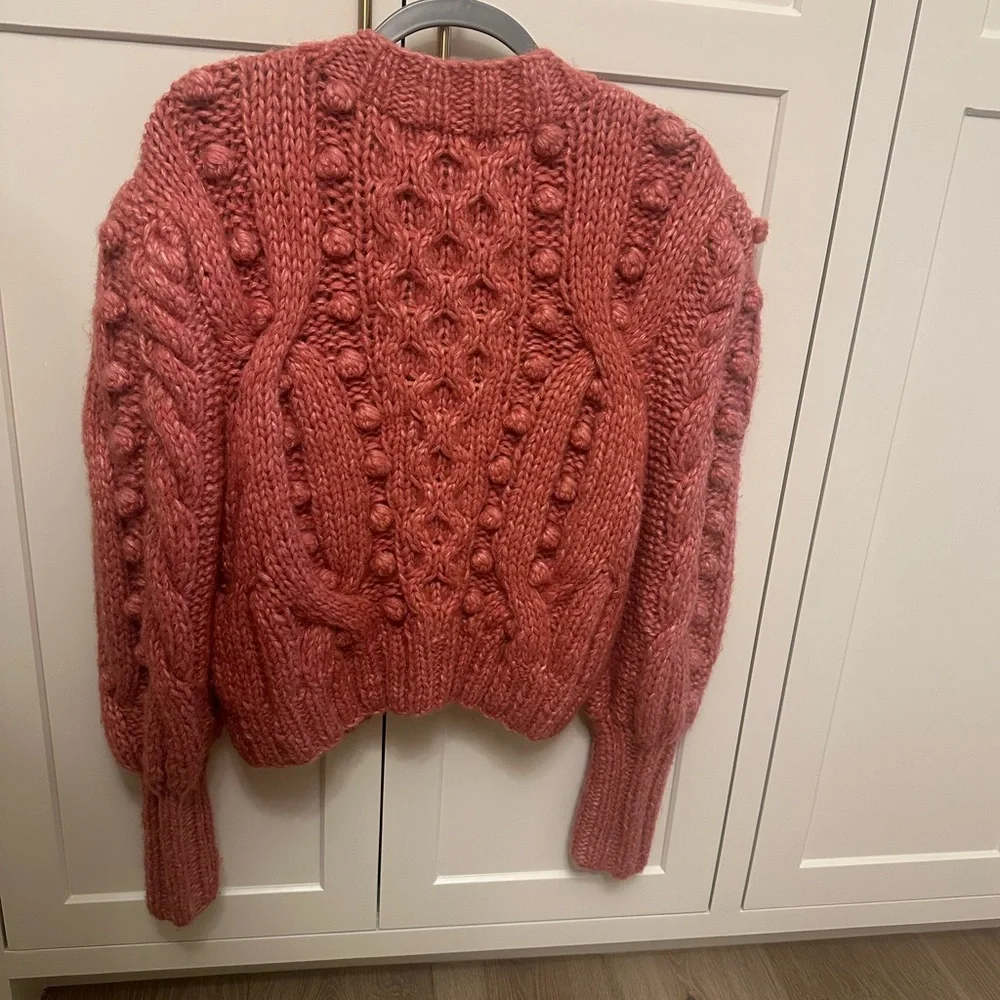 SEA nyc Chunky Knit Pink Sweater - Picture 4 of 8